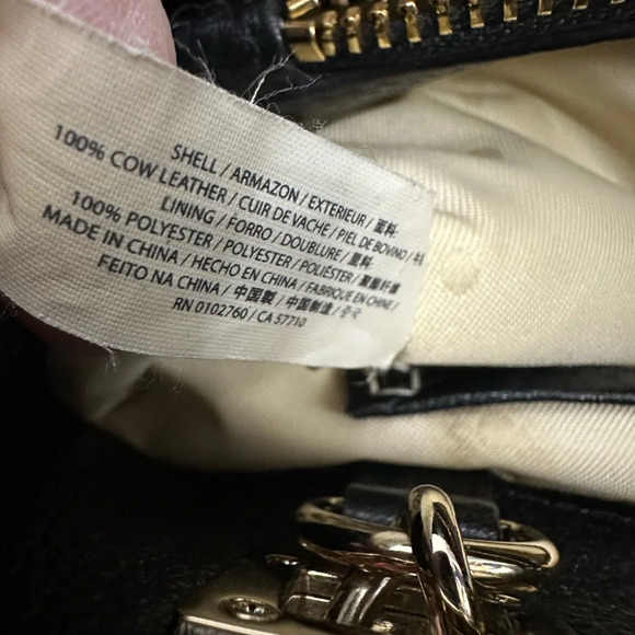 Kate Spade Black Leather Sedgwick Place Phoebe Tote, Chain Strap - Picture 9 of 11